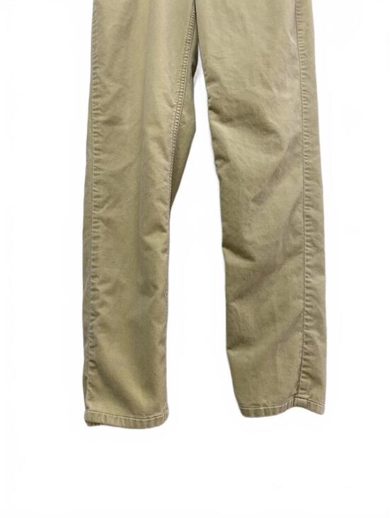 Vintage 90s Liz Claiborne Yellow Tan Velvet Soft Chamois Cotton Pants Size 8 28” - Picture 7 of 7